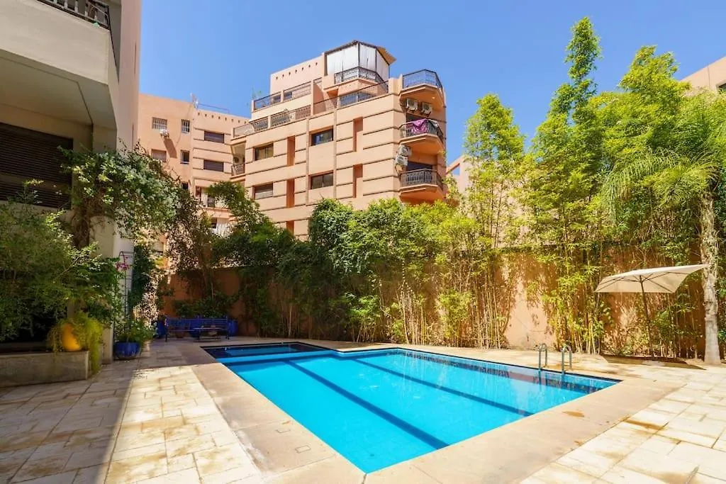 Duplex Somptueux Avec Piscine, Au Coeur De Gueliz, Centre-Ville De Marrakech Marrakesh Apartment